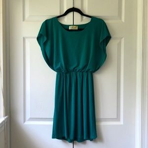 Francesca’s Paisley and Ivy Emerald Dress